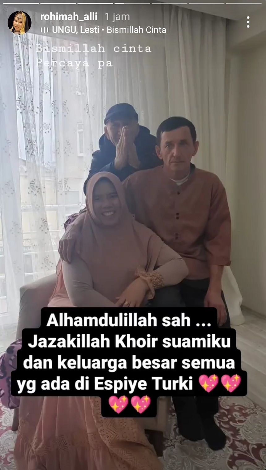 Unggahan Rohimah mantan istri Kiwil [Instagram]