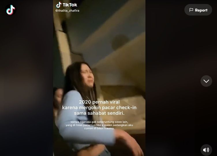 Gadis Ini Dapat Kejutan Spesial Setelah Dikhianati Kekasih dan Sahabatnya. (TikTok)