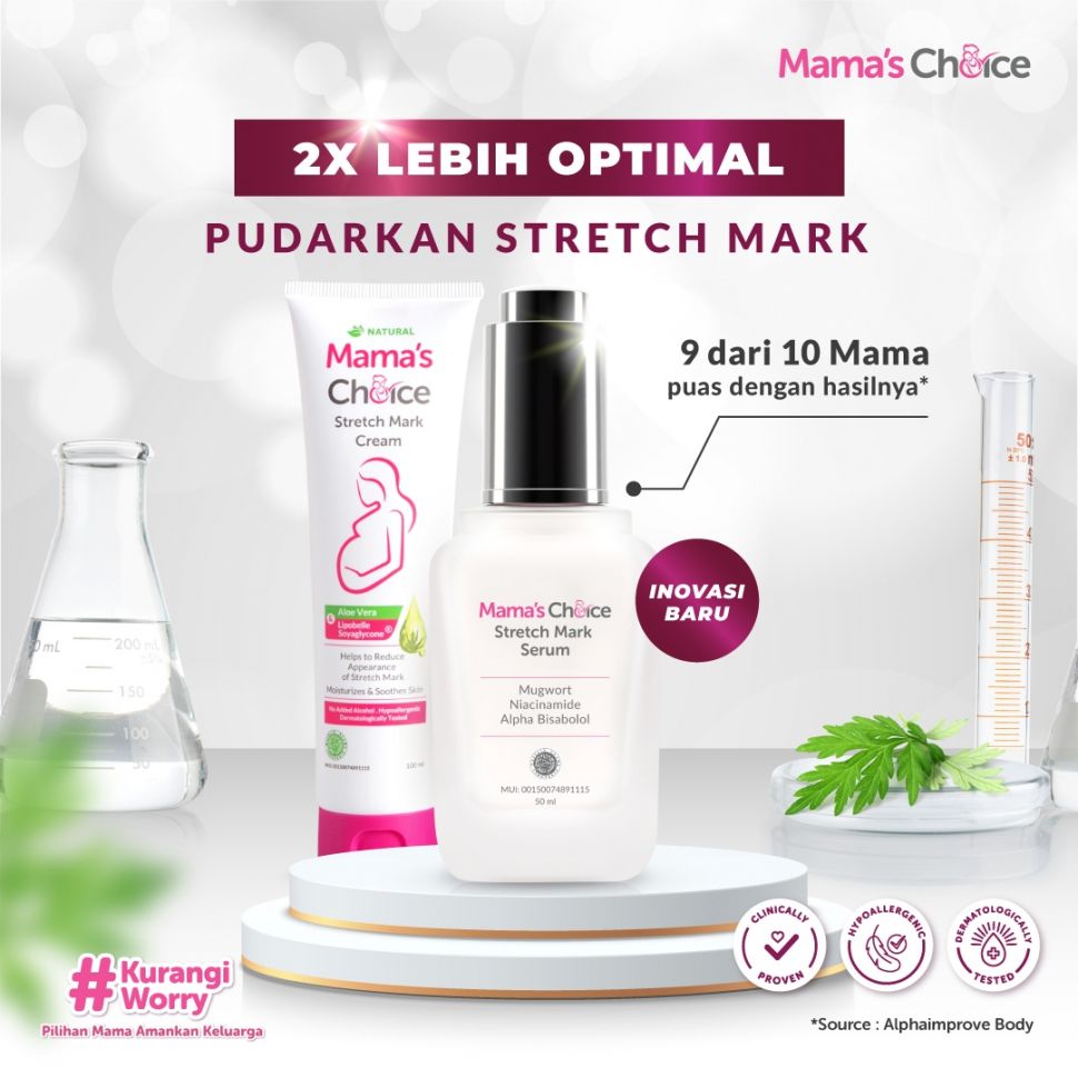 Mama’s Choice Stretch Mark Serum. (Mama’s Choice)