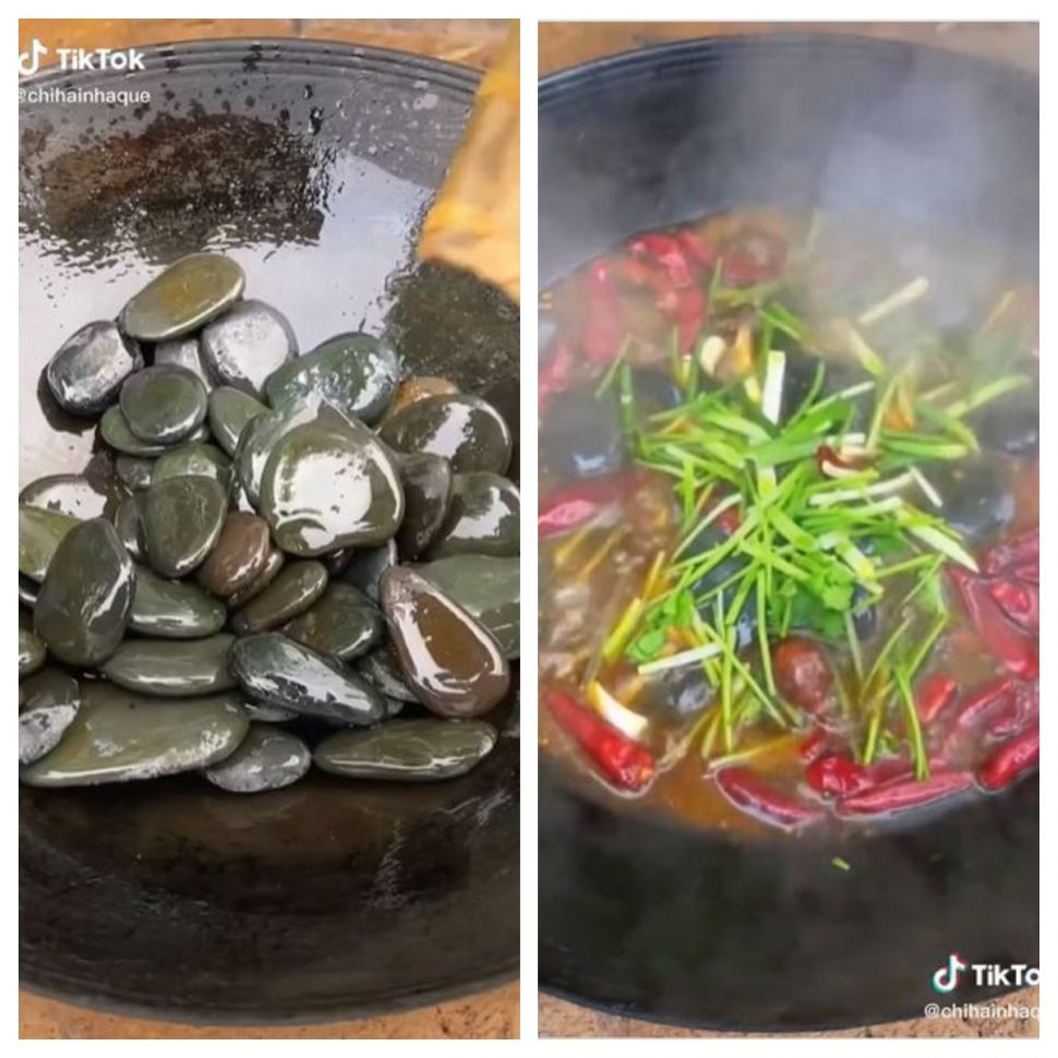 Masak batu (TikTok @chihainhaque)