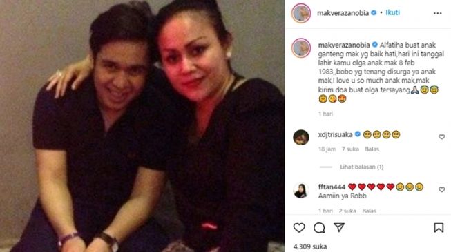 Potret Terbaru Mak Vera Mantan Manajer Olga Syahputra (instagram/@makverazanobia)