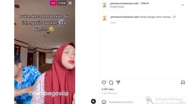 Ria Ricis keceplosan sedang ngidam (instagram.com)