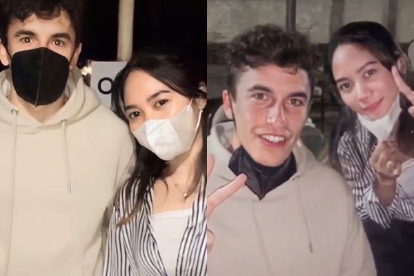 Perempuan Ini Pamer Foto Bareng Marc Marquez di Lombok, Kolom Komentar Auto Digeruduk Warganet (TikTok)