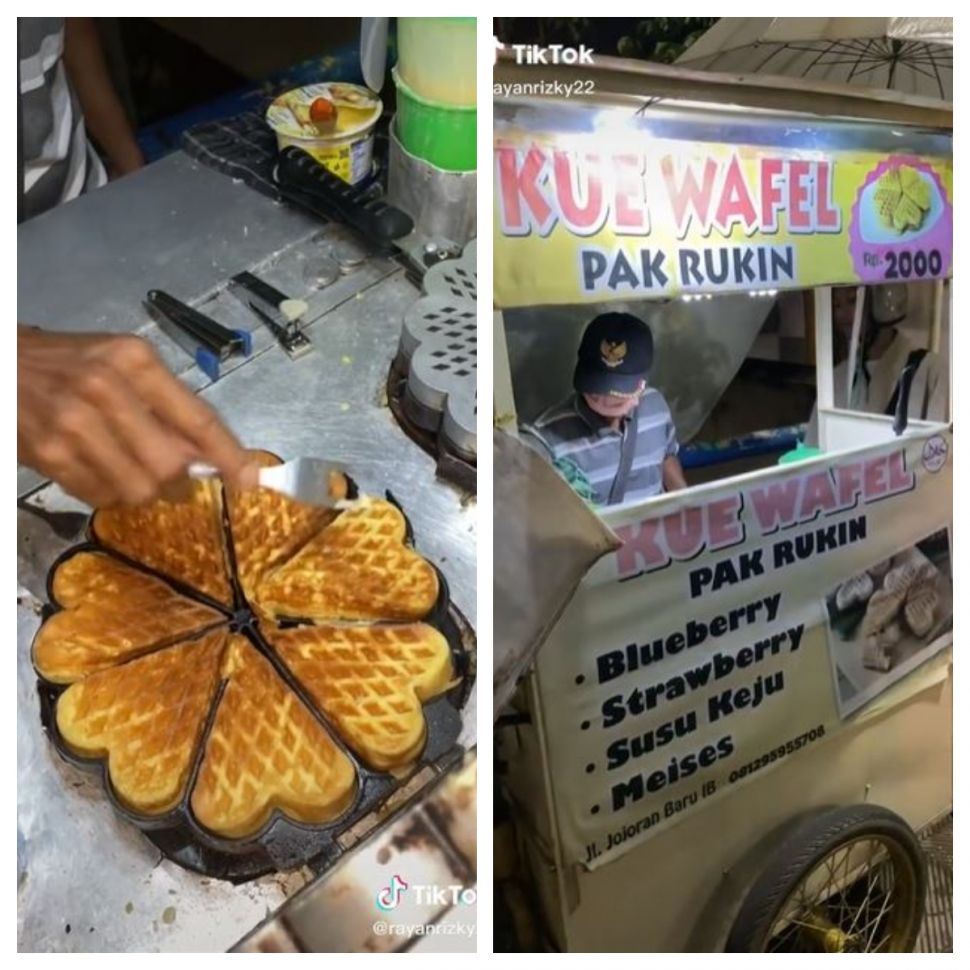 Wafel Rp2.000 (TikTok @rayanrizky22)