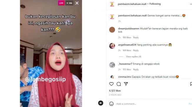 Ria Ricis ngaku ngidam [Instagram/@pembasmi.kehaluan.reall]