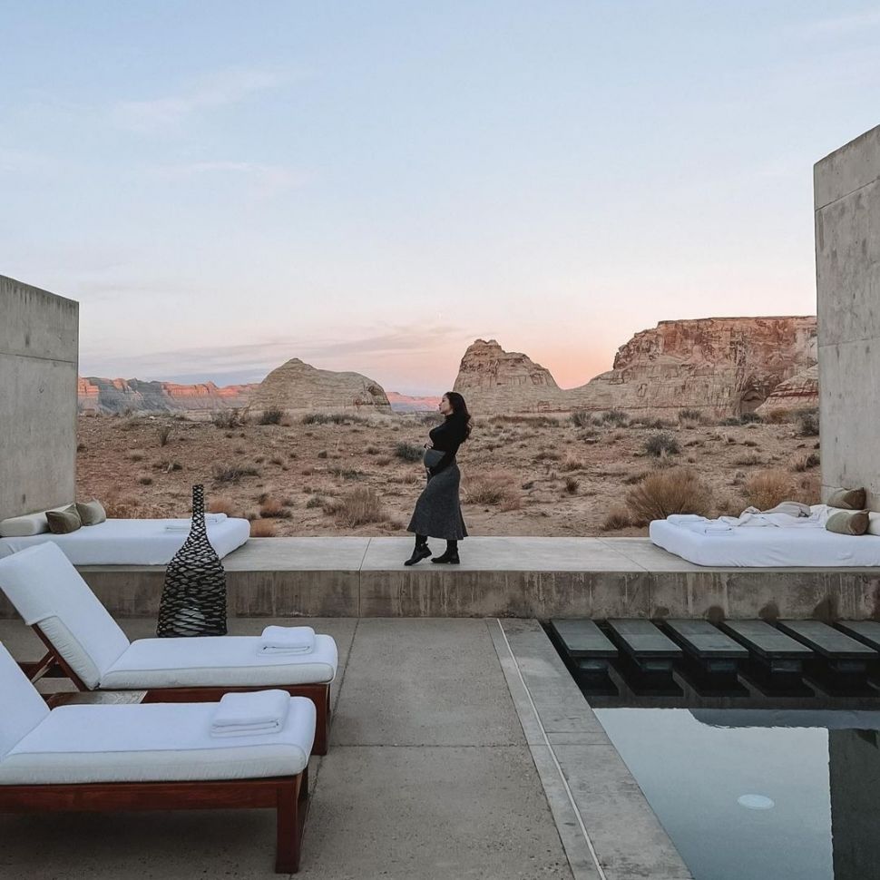 Sempat Dikunjungi Angelina Jolie, Ini Fakta Amangiri Resort Lokasi Baby Moon Nikita Willy. (Dok: Instagram/NikitaWilly)