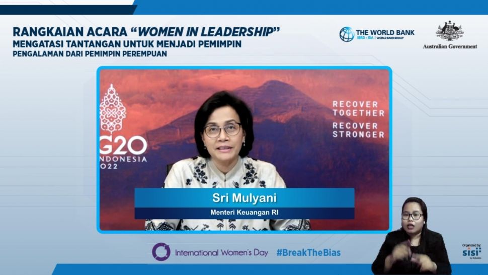 Menteri Keuangan Sri Mulyani. 