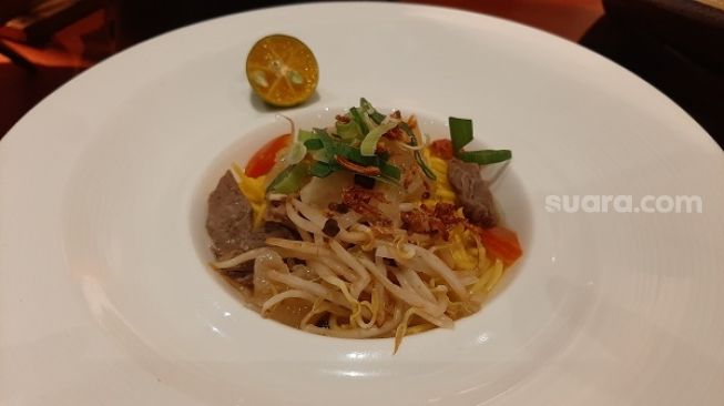 Mie Kocok Bandung di Quba Pop Up Resto. (Kabarindong.com/Dini Afrianti Efendi)