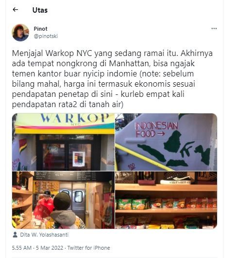 Warkop NYC (Twitter @pinotski)