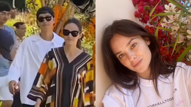 Postingan Katy Louise Saunders yang Diduga Pacar Baru Song Joong Ki  (TikTok/Instagram)