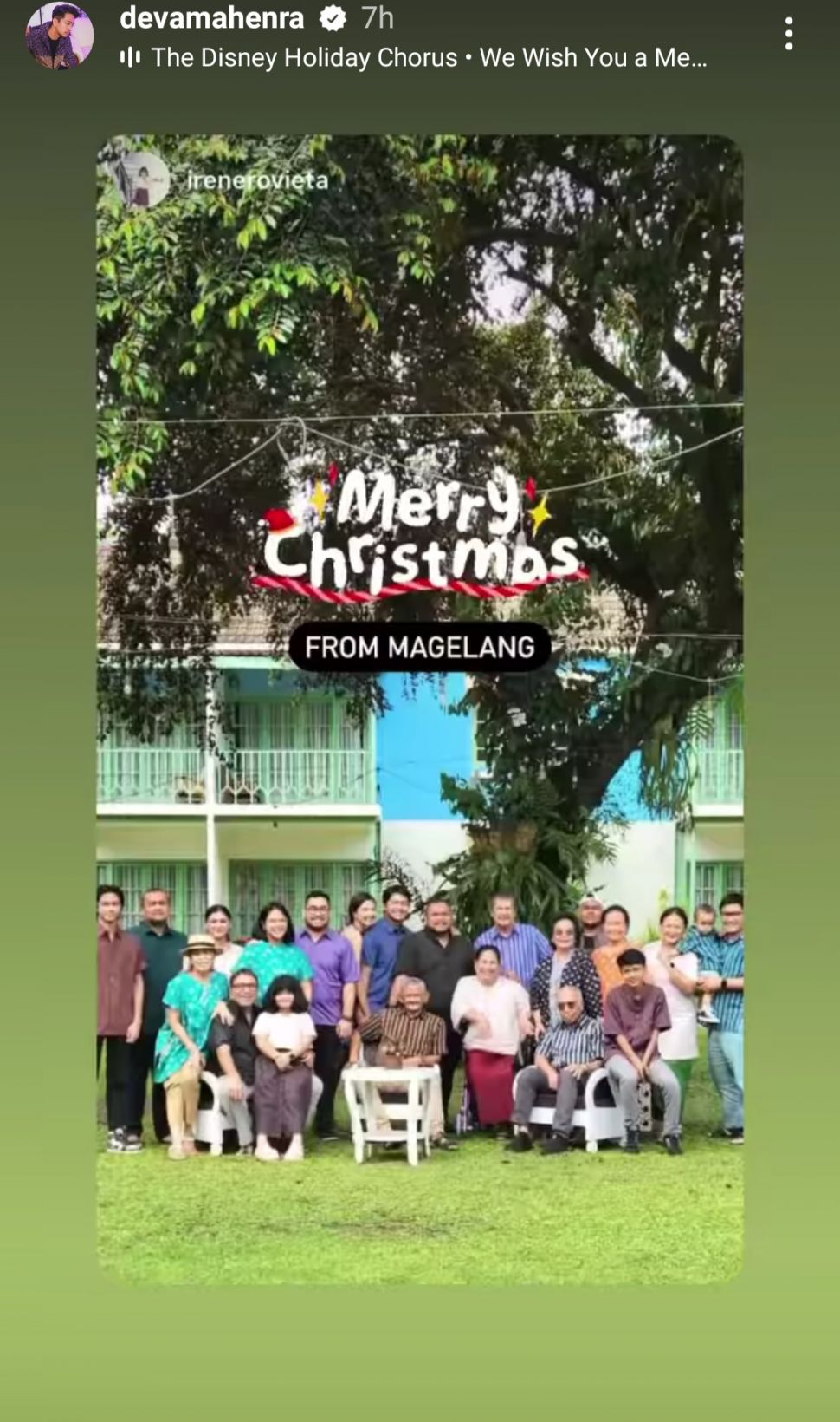 Deretan artis muslim merayakan Natal. (Dok. Instagram)