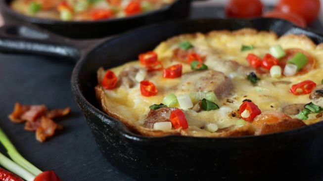 Sajian frittata, makanan khas Italia. (Pexels/Steve House)