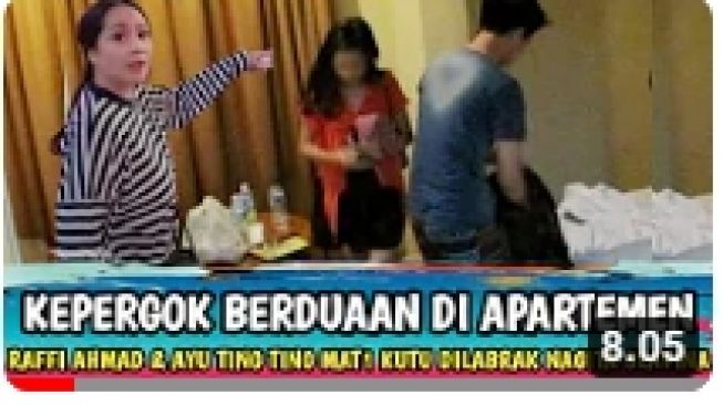 isu Raffi Ahmad dan Ayu Ting Ting kepergok di apartemen [YouTube: Warta Selebriti]