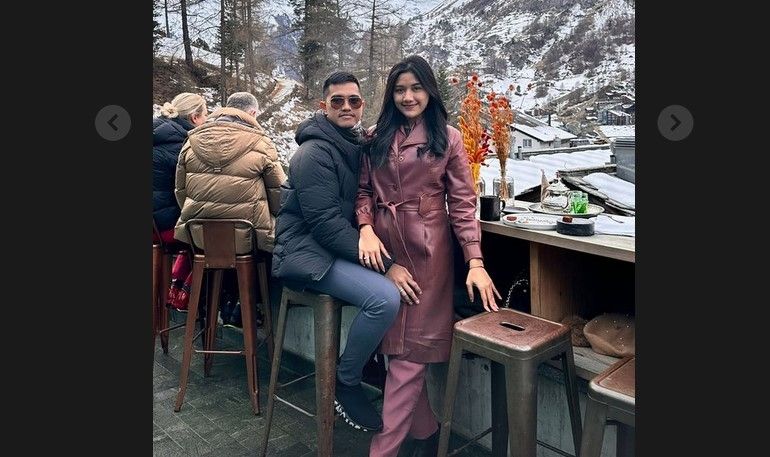 Kaesang Pangarep dan Erina Gudono liburan di Swiss. [Instagram/@fraulila]