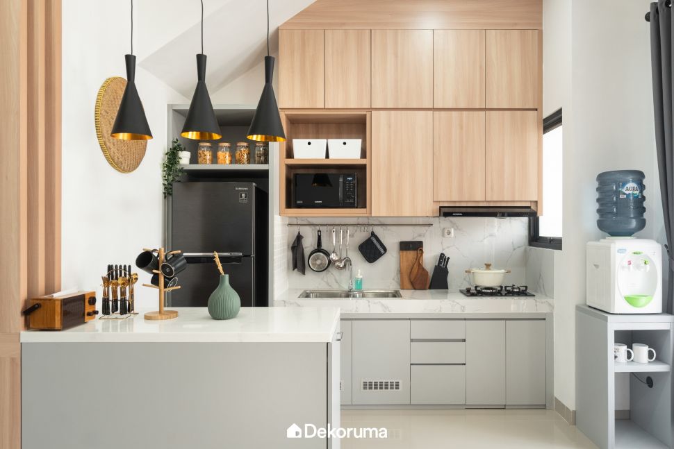 Variasi Backsplash Dapur yang Mewah dan Aesthetic. (Dok. Dekoruma)