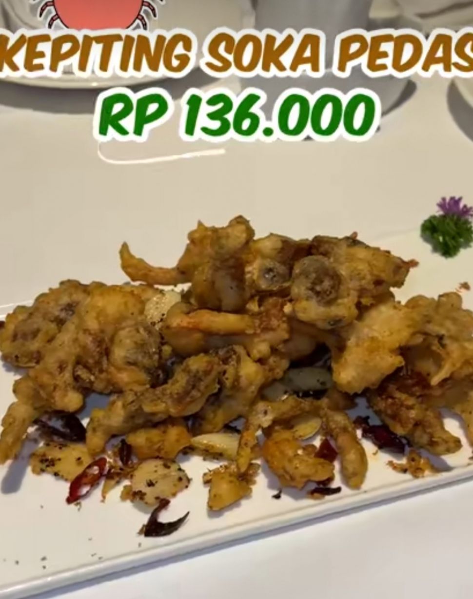 Sisca Kohl dan Jess No Limit Santap Hidangan China Kepiting Soka Pedas (TikTok)