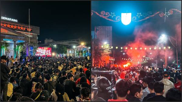 Serunya Warganet Nobar Timnas U-23 di Berbagai Tempat, dari TKI di Korsel hingga Kapal